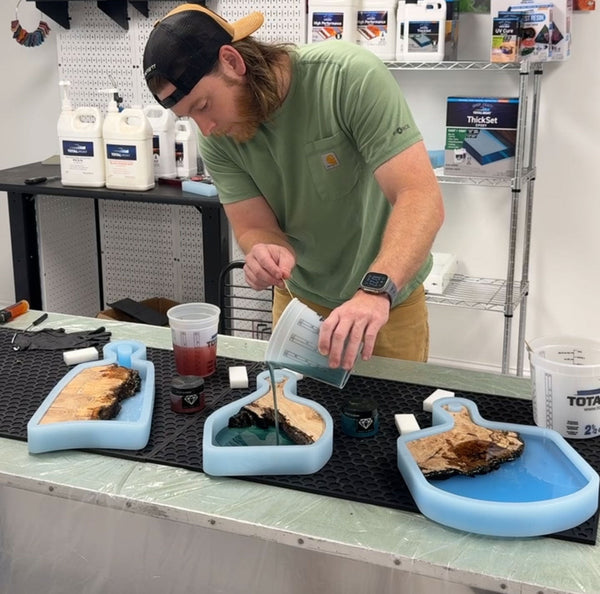 How to Make an Epoxy Charcuterie Board Using Silicone Molds & Acrylic Router Templates