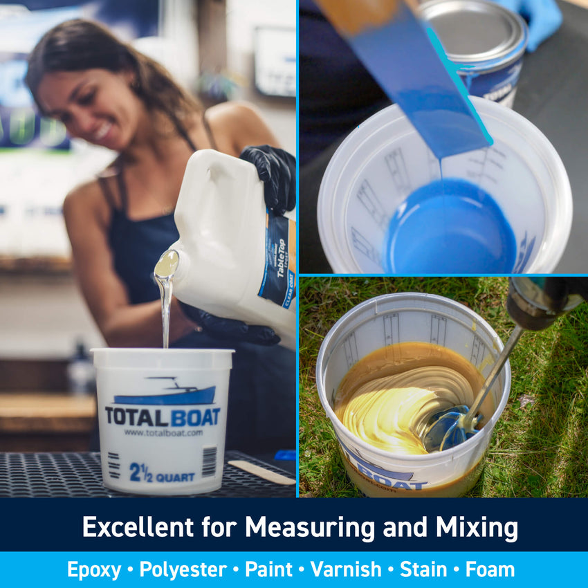 Plastic Paint Pails and Epoxy Mixing Cups