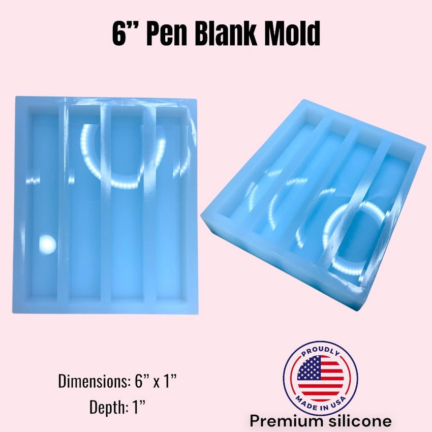 6” Pen Blank Mold
