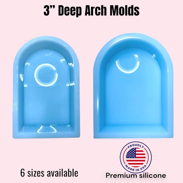 3” Deep Arch Block Mold Block mold