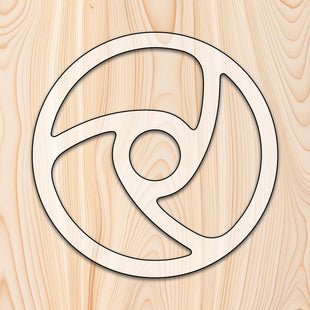 3 Spoke Circle Tray Router Template