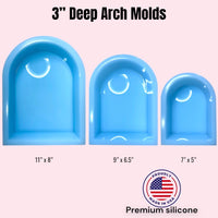 3” Deep Arch Block Mold