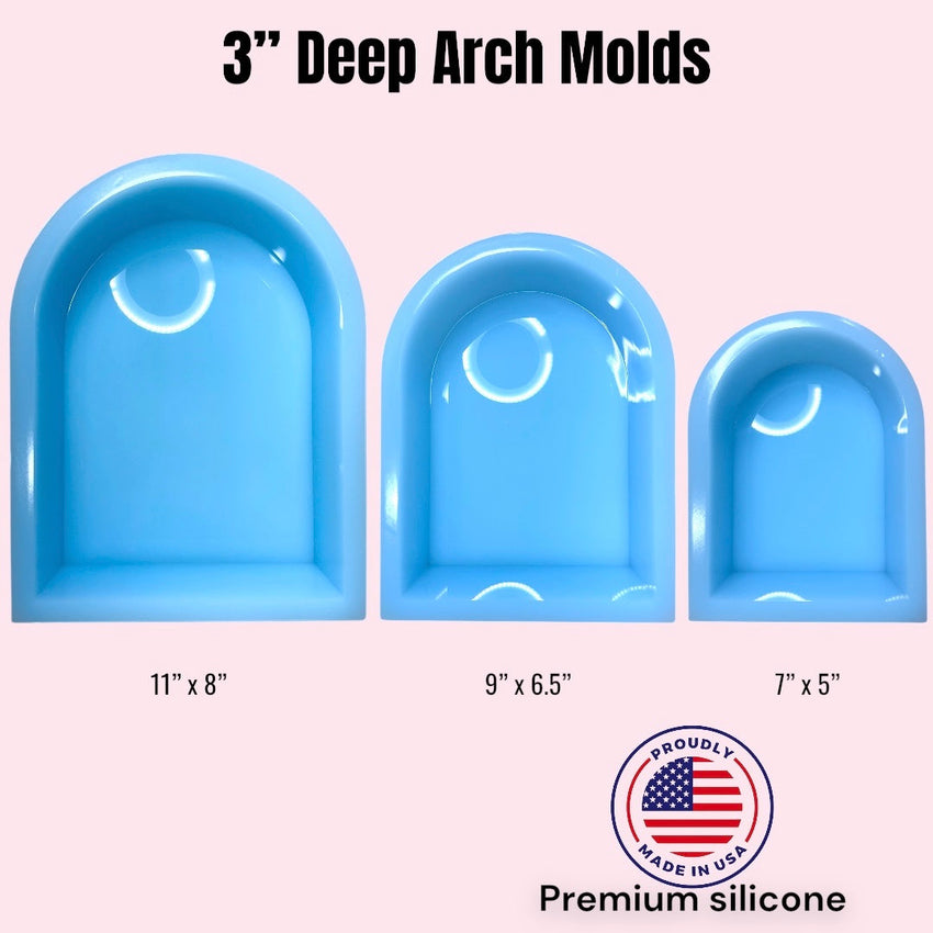 3” Deep Arch Block Mold