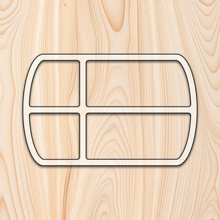 4 Offset Rectangle Tray Router Template