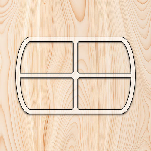 4 Rectangle Tray Acrylic Router Template