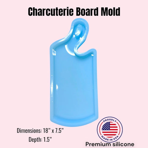 Curved Handle Silicone Mold Charcuterie Board Kit