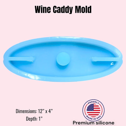 Surfboard Style Wine Caddy Silicone Mold Kit