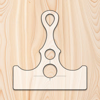 Axe Style Cutting Board or Charcuterie Board Handle Router Template