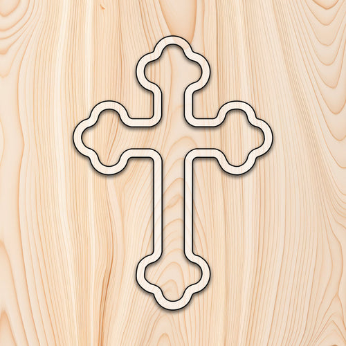 Budded Cross Tray Acrylic Router Template