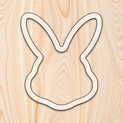 Bunny Rabbit Face Tray Acrylic Router Template
