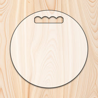 Circle Cutting Board or Charcuterie Board Router Template