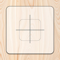 Clock Hardware Router Template Acrylic