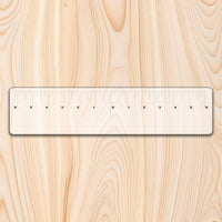 Equal Distance Measuring Ruler 12" Acrylic
