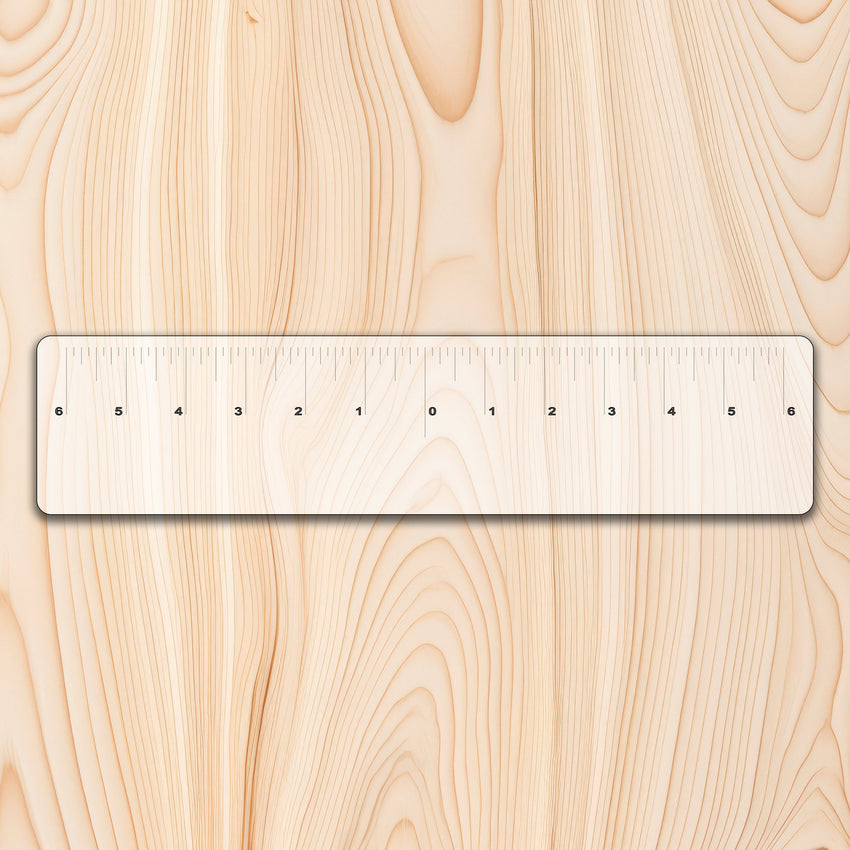 Equal Distance Measuring Ruler 12" Acrylic