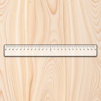Equal Distance Measuring Ruler 24" Acrylic