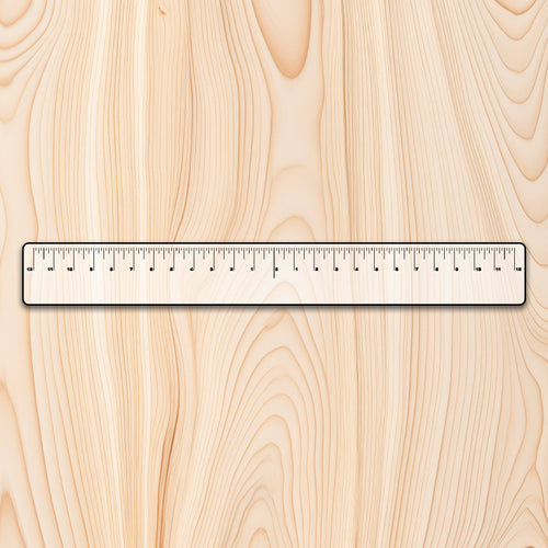 Equal Distance Measuring Ruler 24"