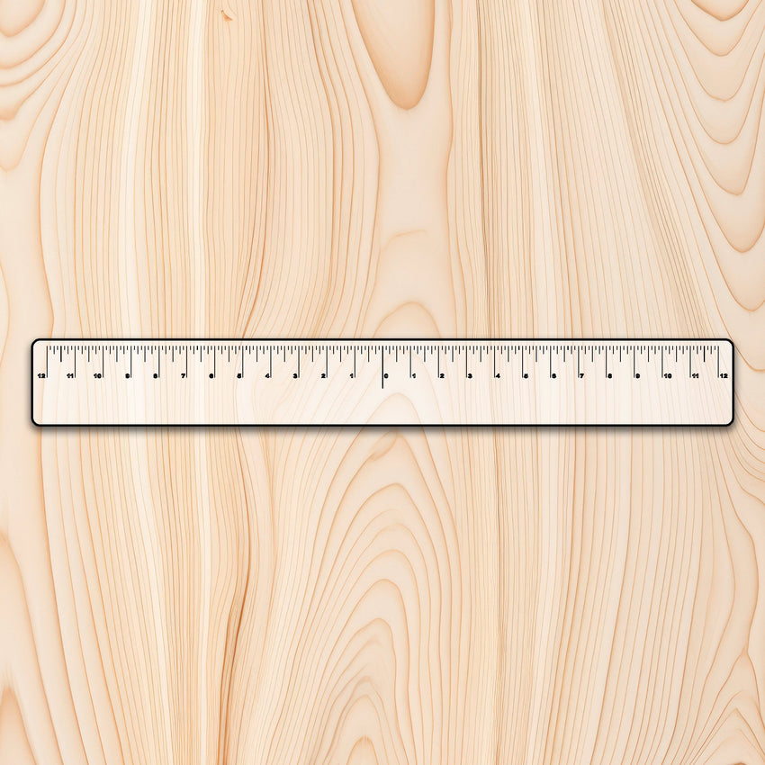 Equal Distance Measuring Ruler 24" Acrylic