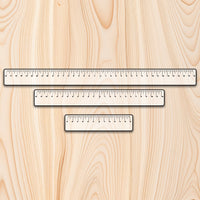 Equal Distance Measuring Ruler Kit (3 rulers) Acrylic