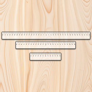 Equal Distance Measuring Ruler Kit (3 rulers)