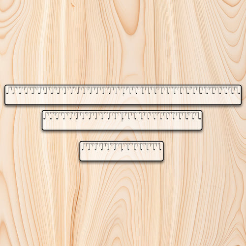 Equal Distance Measuring Ruler Kit (3 rulers)