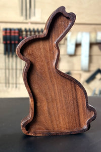 Cottontail Rabbit Tray Router Template Acrylic