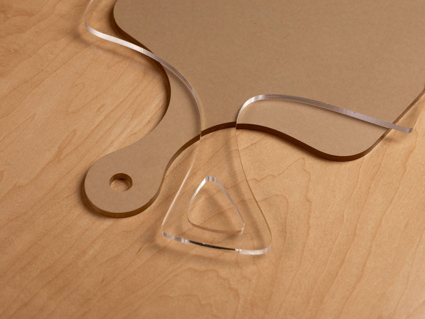 Small Hole and Radius Acrylic Template