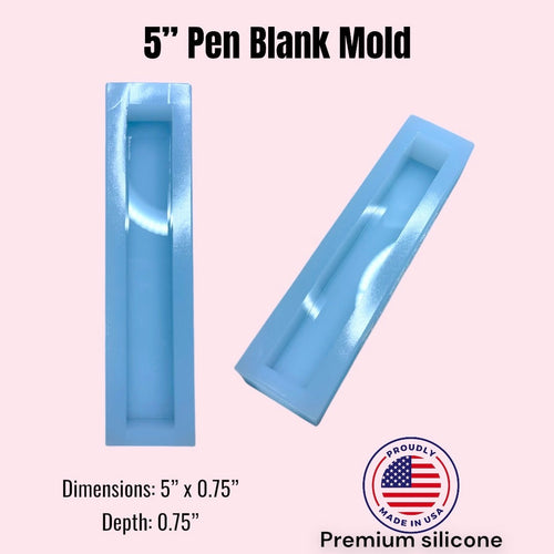 5” Pen Blank Epoxy Silicone Mold 1 silicone molds