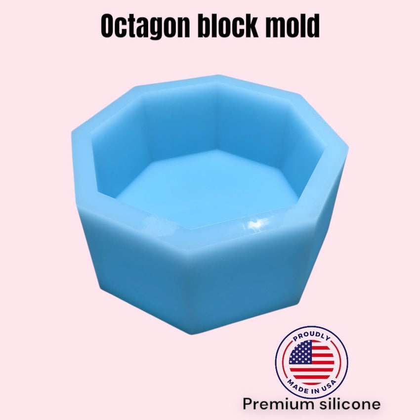 3” Deep Octagon Block Mold