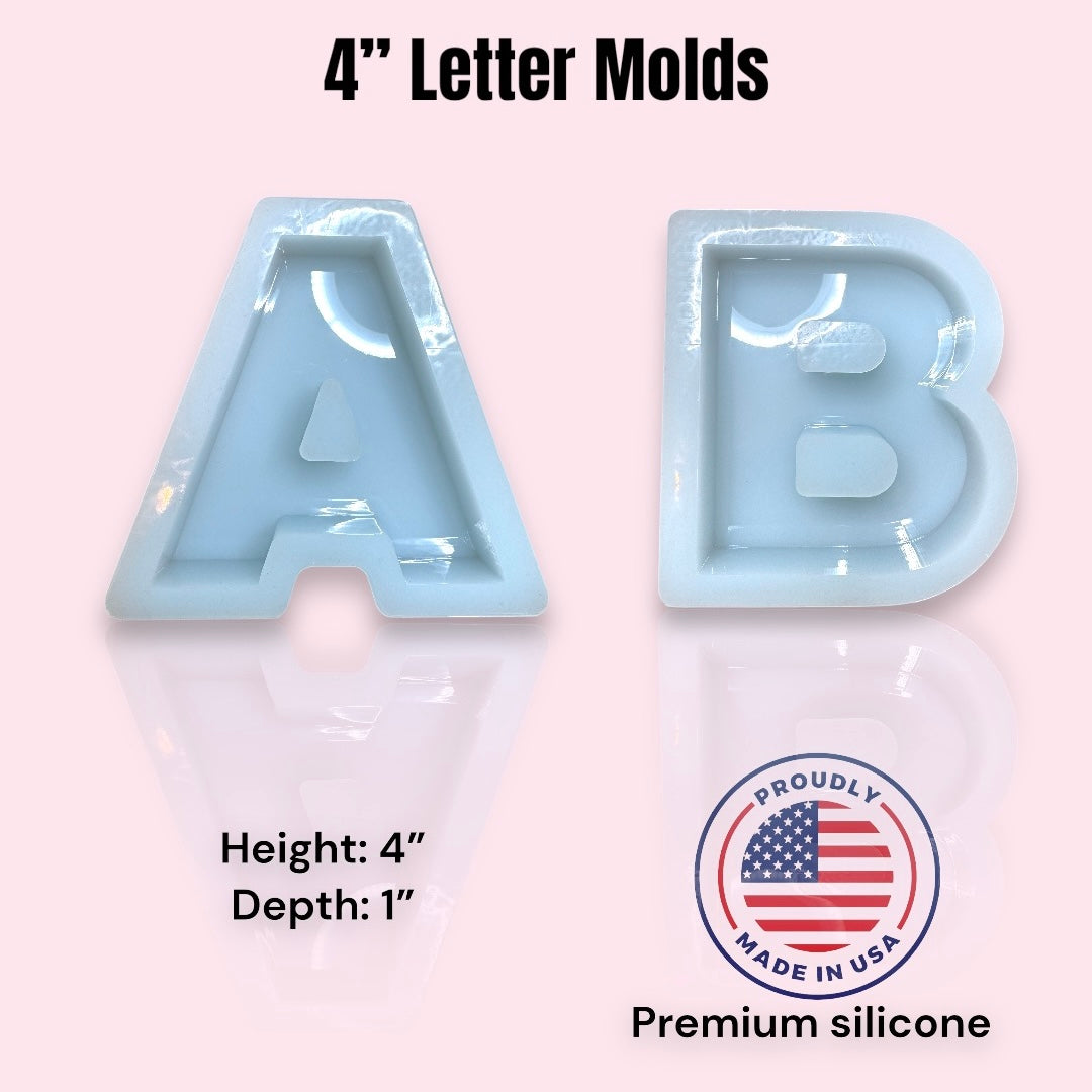 4” Letter Molds – Epoxy Forms Co