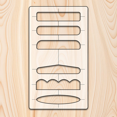 6-in-1 Handle Acrylic Template