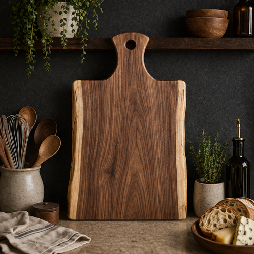 Bottle Neck Style Cutting Board or Charcuterie Board Handle Router Template