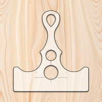 Axe Style Cutting Board or Charcuterie Board Handle Router Template