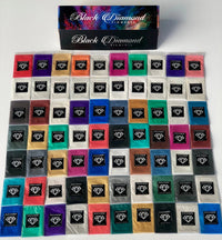 "MICA PIGMENT BOX 1" (7 VARIETY PACKS) 70-5g packs TOTAL including GHOST pigments (Epoxy,Slime,Resin,Soap) Black Diamond Pigments®