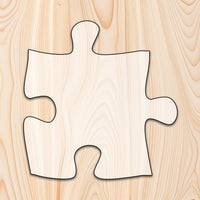 Interlocking Puzzle Piece Router Template (1 piece) Acrylic