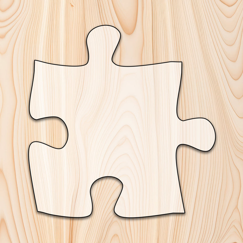 Interlocking Puzzle Piece Router Template (1 piece) Acrylic