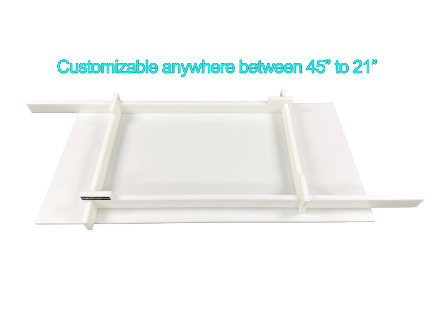 Large Universal Epoxy Form Kit - Fully Adjustable Form From 3" to 45" In Size