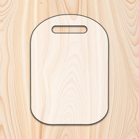 Modern Rounded Cutting Board or Charcuterie Board Router Template
