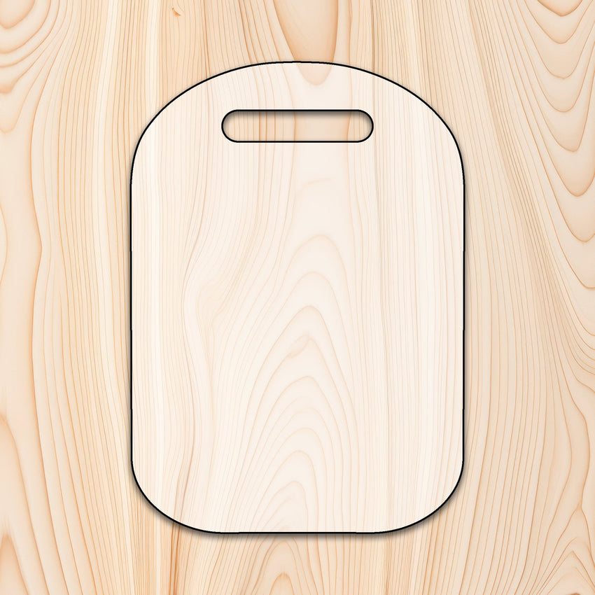 Modern Rounded Cutting Board or Charcuterie Board Router Template