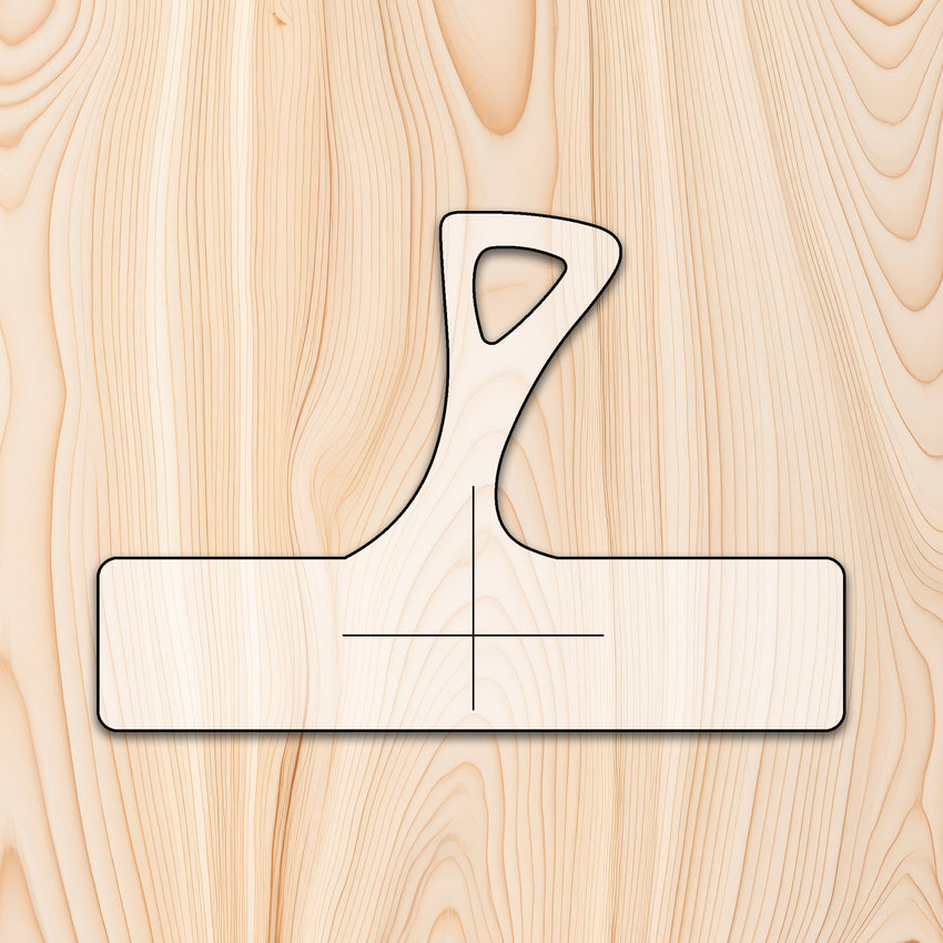 Organic Thin Cutting Board or Charcuterie Board Handle Router Template
