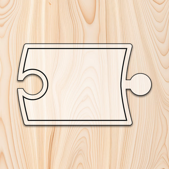 Puzzle Piece Cutting Board or Tray Template