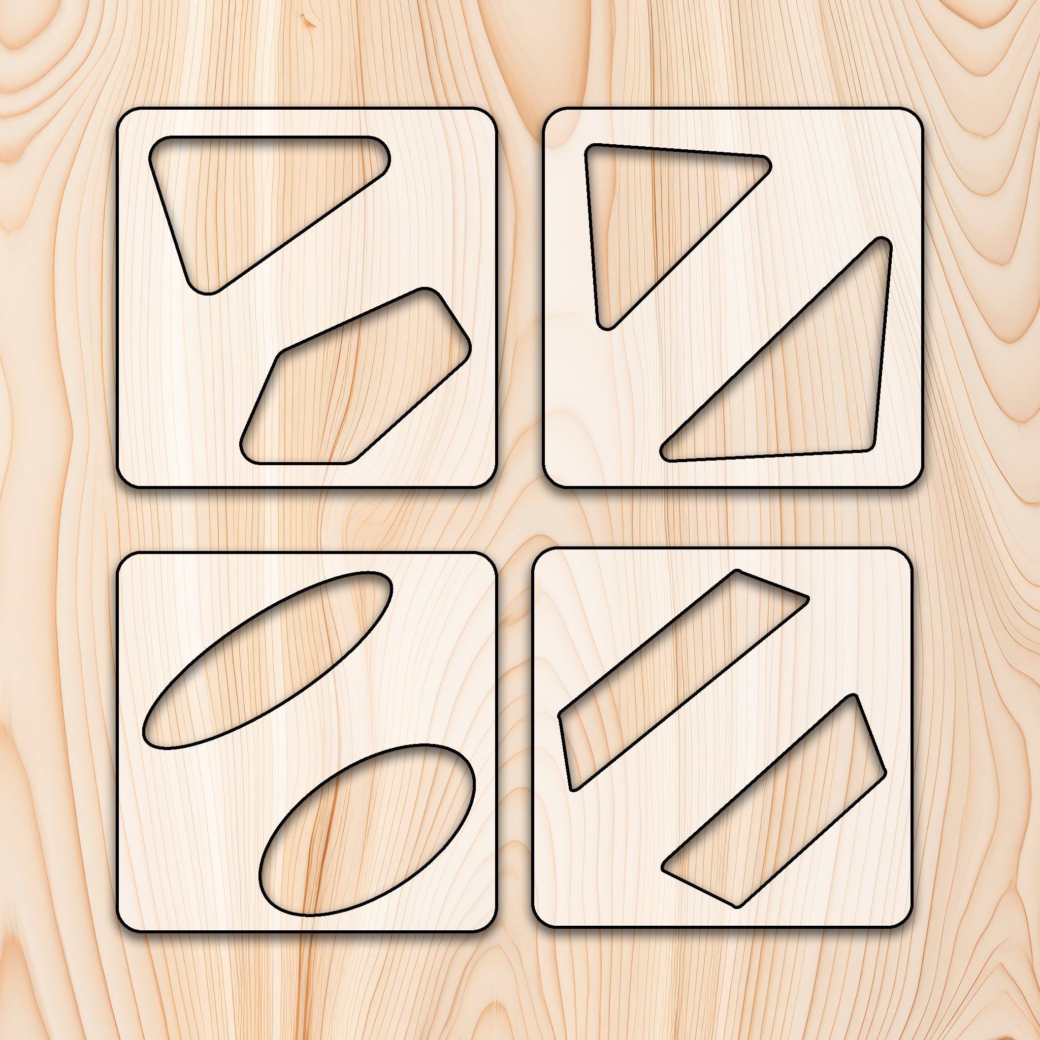 Recessed Handle Cutting Board or Charcuterie Board Router Template Kit ...