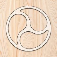 Round 3 Teardrop Pocket Tray Router Template Acrylic