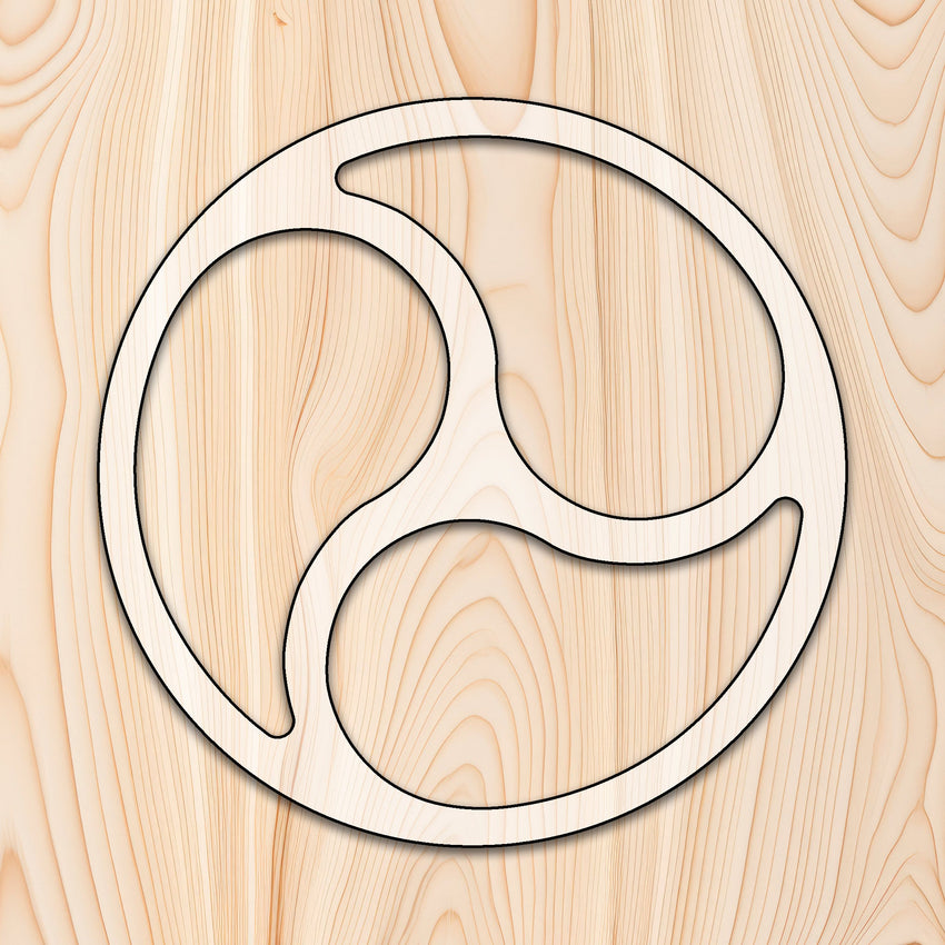 Round 3 Teardrop Pocket Tray Router Template Acrylic