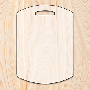 Rounded Edge Cutting Board or Charcuterie Board Router Template