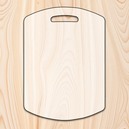 Rounded Edge Cutting Board or Charcuterie Board Router Template
