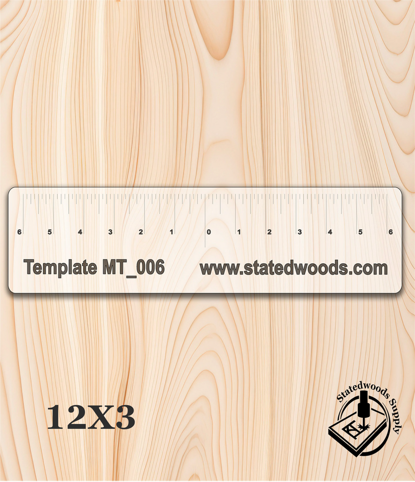 Equal Distance Measuring Ruler 12"