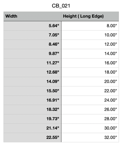 "The Crafted Curve" Cutting Board or Charcuterie Board Router Template