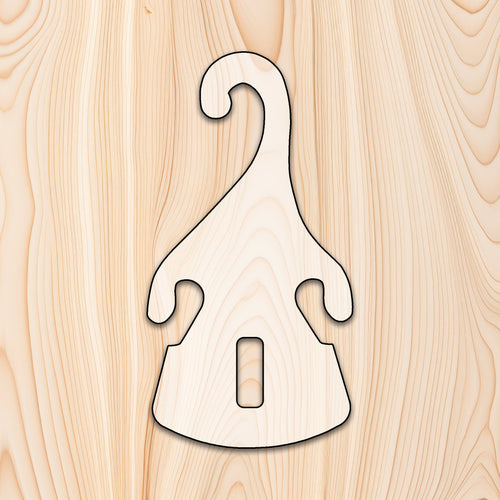 Stackable Flower Pot Hanger Acrylic Router Template (2 hooks)