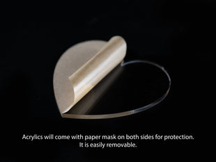 Clear Acrylic Measuring Ruler Kit ( 3 Ruler Kit)