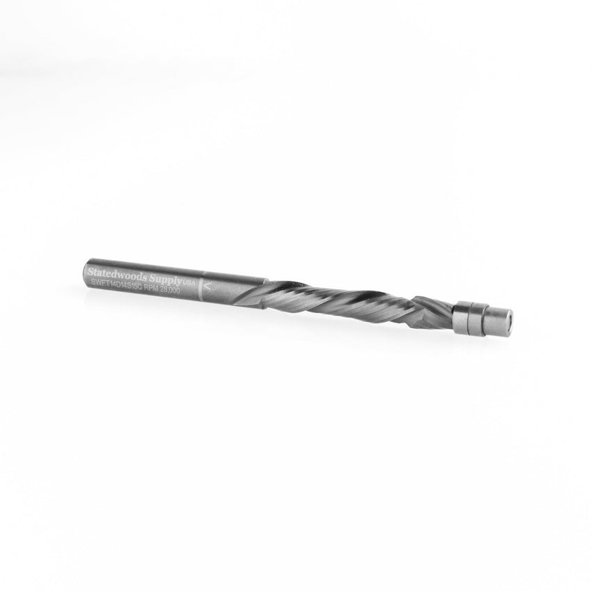 CleanLine Pro 1/4" Carbide Compression Flush Trim Router Bit